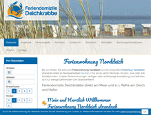 Tablet Screenshot of erholen-nordsee.de